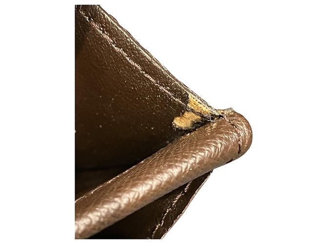 Monedero Louis Vuitton Damier Ebene Castaño - vista 7