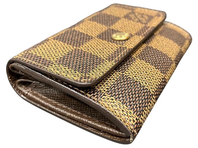 Monedero Louis Vuitton Damier Ebene Castaño - vista 8