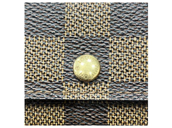Monedero Louis Vuitton Damier Ebene Castaño - vista 9