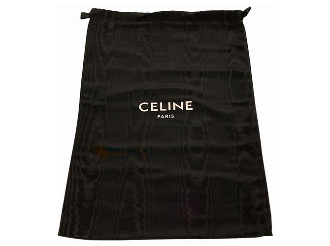 Céline CELINE Vertikaler Cabas Small Canvas Leather Tote Bag Weiß - Ansicht 5