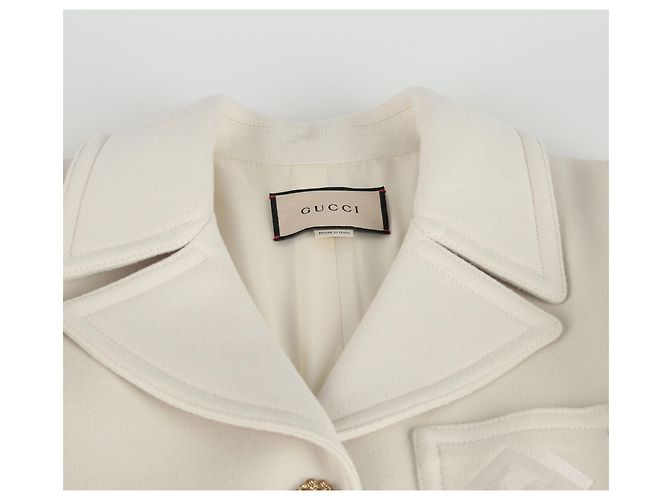 Gucci Abrigo con doble bordado - vista 4