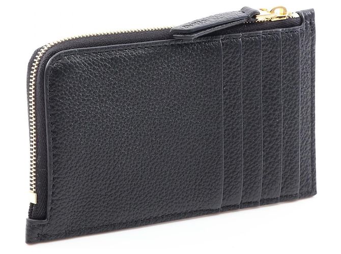 Céline Tarjetero de cuero CELINE Negro - vista 2