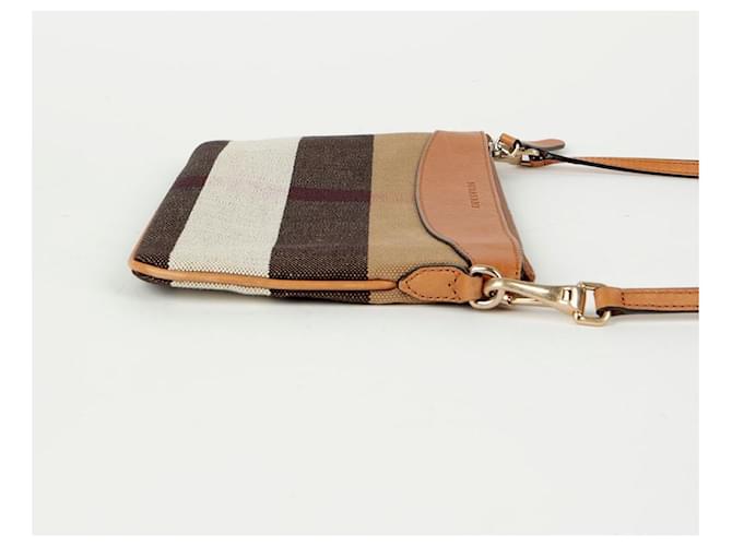 Burberry Clutch a tracolla Phaeton Marrone - vista 6