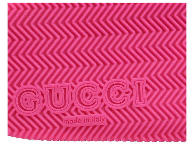 Sandali Web Criss-Cross Gucci in gomma multicolore - vista 7
