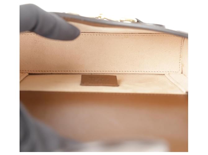 Gucci Mini borsa a tracolla Horsebit Marrone - vista 9
