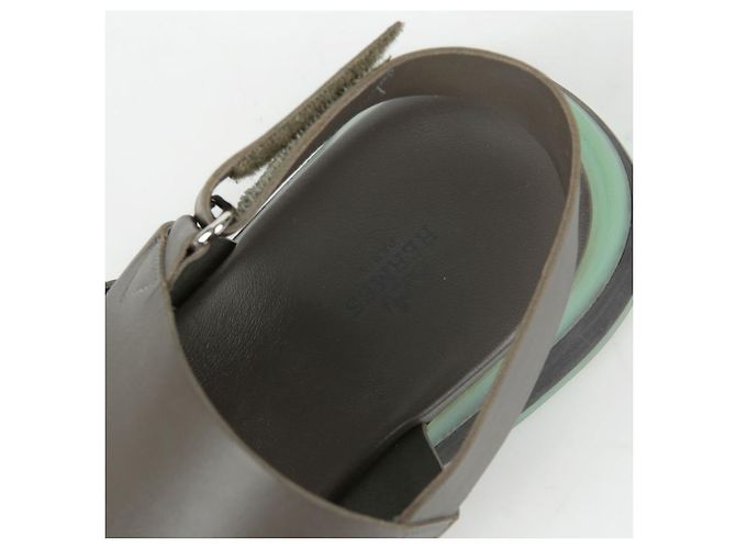 Hermès Sandali Taupe Taglia Marrone - vista 9