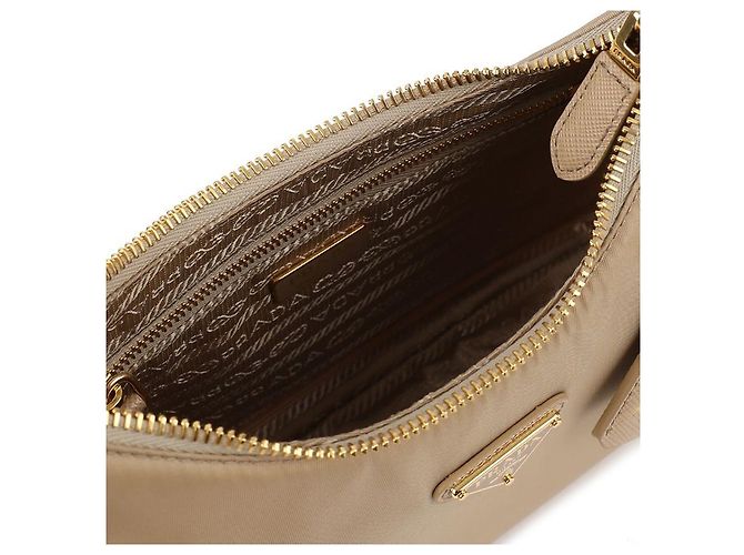 Prada Mini bolso Re-nylon Re-edition Castaño - vista 7