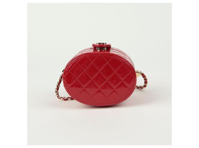 Chanel Mini trousse cosmetica a tracolla crossbody Rosso - vista 7
