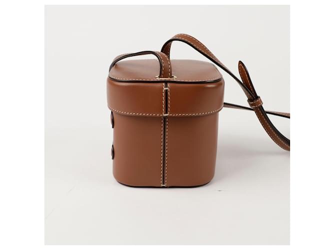 Céline Piccola borsa a tracolla e a spalla Box Triope Marrone - vista 3