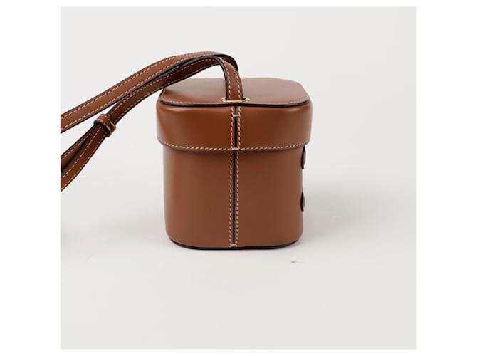 Céline Piccola borsa a tracolla e a spalla Box Triope Marrone - vista 5