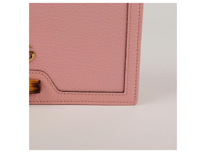 Gucci Borsa a tracolla mini Diana in bambù Rosa - vista 6