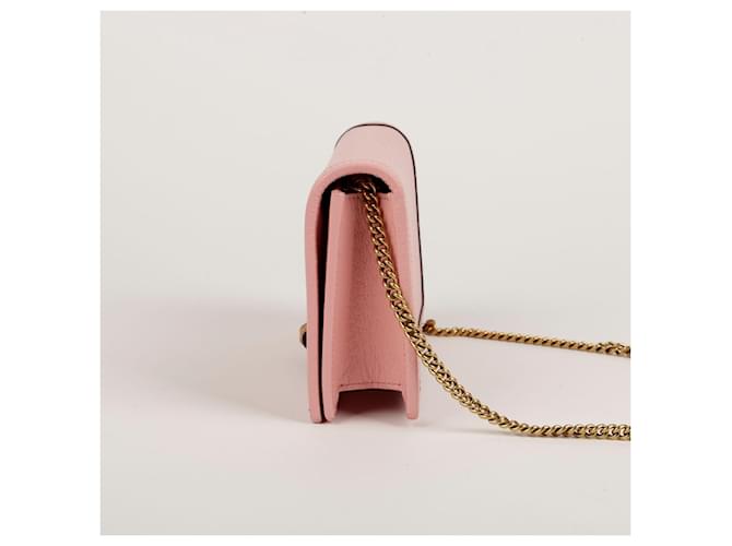 Gucci Borsa a tracolla mini Diana in bambù Rosa - vista 7