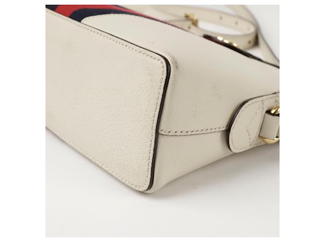 Gucci Piccola borsa a tracolla Ophidia Bianco - vista 10