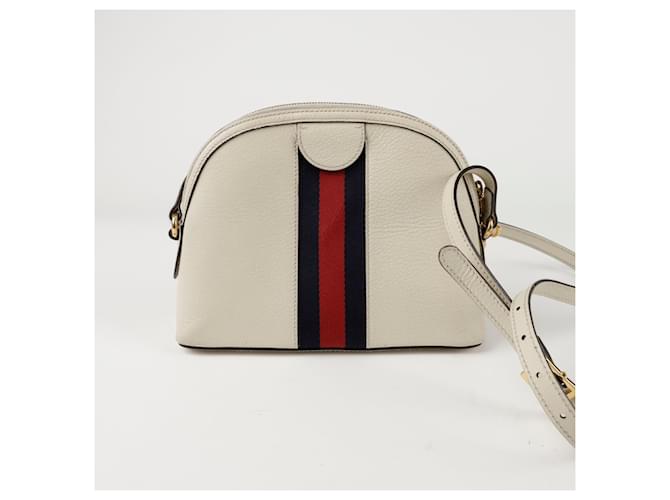 Gucci Piccola borsa a tracolla Ophidia Bianco - vista 4