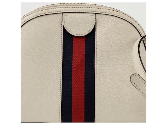 Gucci Piccola borsa a tracolla Ophidia Bianco - vista 5