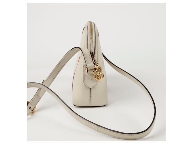 Gucci Piccola borsa a tracolla Ophidia Bianco - vista 6