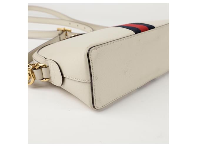 Gucci Piccola borsa a tracolla Ophidia Bianco - vista 8