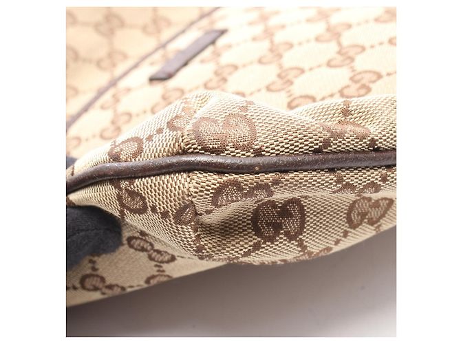 Borsa a tracolla Gucci GG Canvas Marrone Beige - vista 5