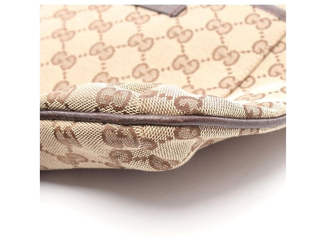 Borsa a tracolla Gucci GG Canvas Marrone Beige - vista 6