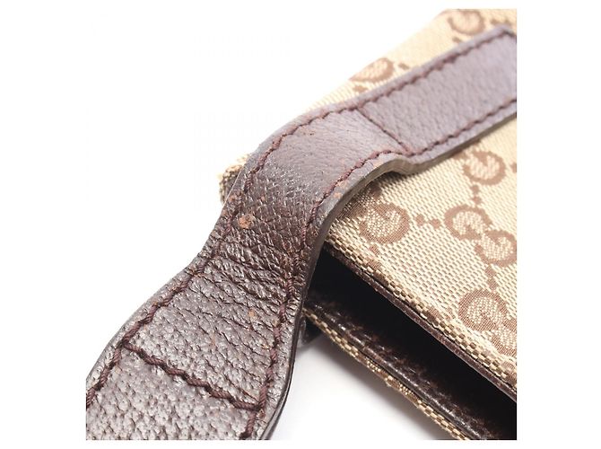 Borsa a tracolla Gucci GG Canvas Marrone Beige - vista 8