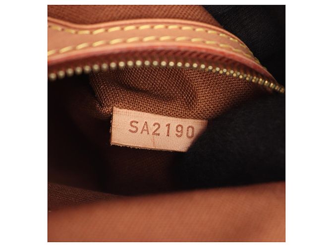 Borsa a tracolla Louis Vuitton Batignolles Horizontal Monogram Marrone - vista 5