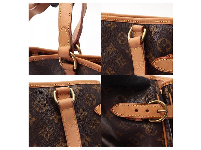 Borsa a tracolla Louis Vuitton Batignolles Horizontal Monogram Marrone - vista 9