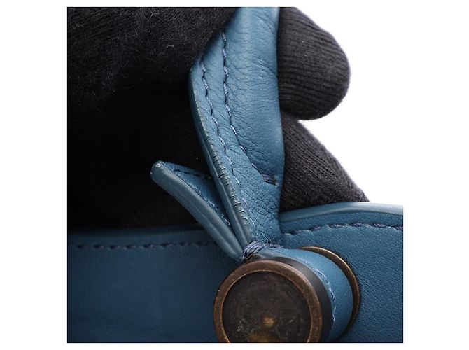 Borsa 2way Balenciaga Blackout City S Blu - vista 8