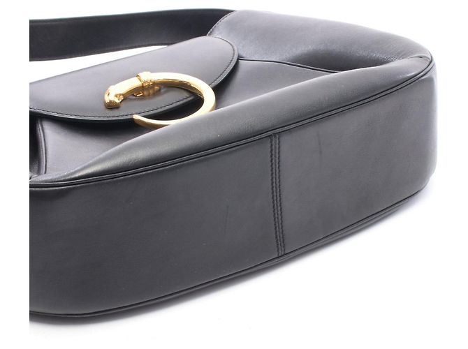 Borsa a tracolla in pelle Cartier Panthere Nero - vista 10