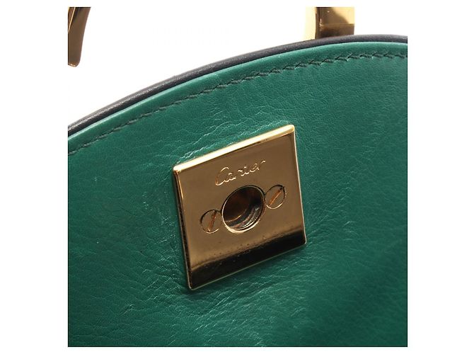 Borsa a tracolla in pelle Cartier Panthere Nero - vista 4