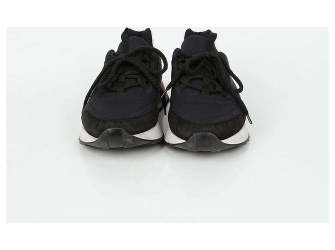 Sneakers Hermès Miles in pelle nera Nero - vista 2