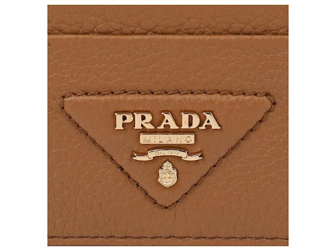 Prada Lederkartenetui Braun - Ansicht 8