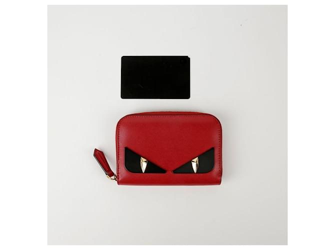 Fendi Zaino e Portafoglio Rosso - vista 10