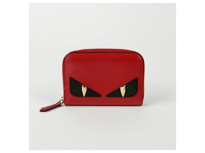 Fendi Zaino e Portafoglio Rosso - vista 2