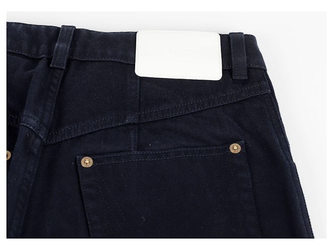 Louis Vuitton Pantalones de denim con bolsillo monograma Azul - vista 10