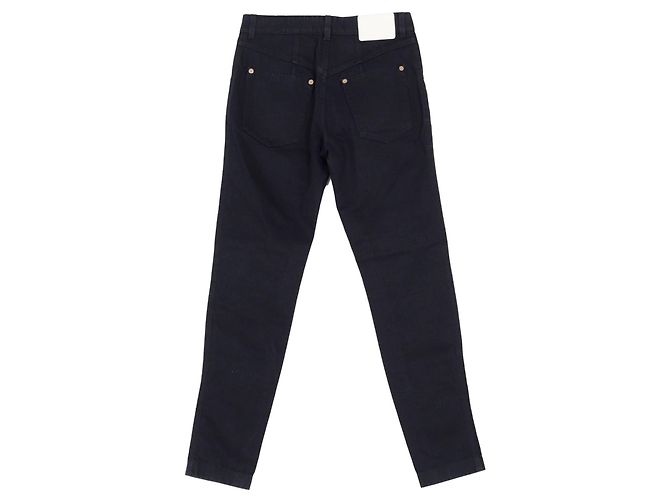 Louis Vuitton Pantalones de denim con bolsillo monograma Azul - vista 2