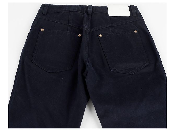 Louis Vuitton Pantalones de denim con bolsillo monograma Azul - vista 9