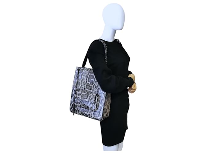 Bottega Veneta Python Tote Bag Braun - Ansicht 2