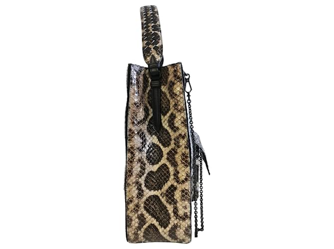 Bottega Veneta Python Tote Bag Braun - Ansicht 7