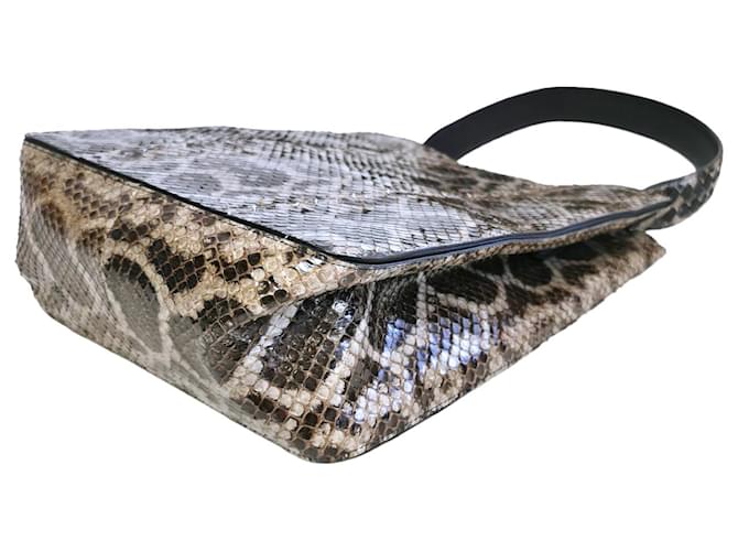 Bottega Veneta Python Tote Bag Braun - Ansicht 8