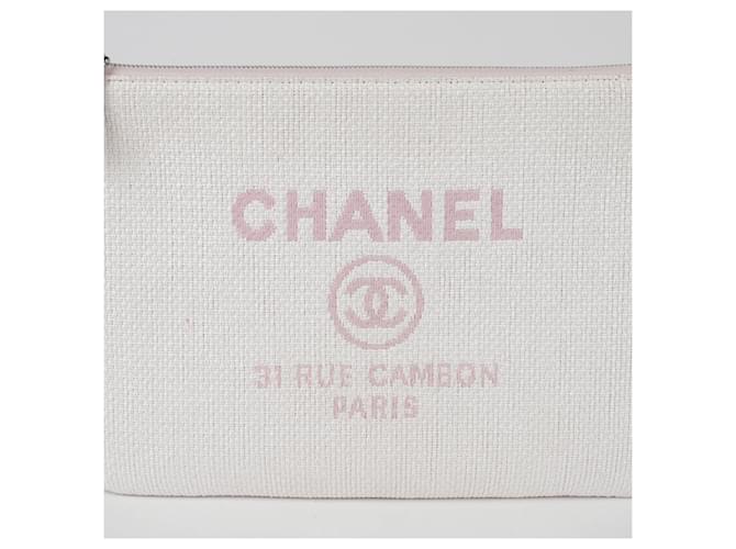 Chanel Clutch Deauville Medium Rosa - vista 2