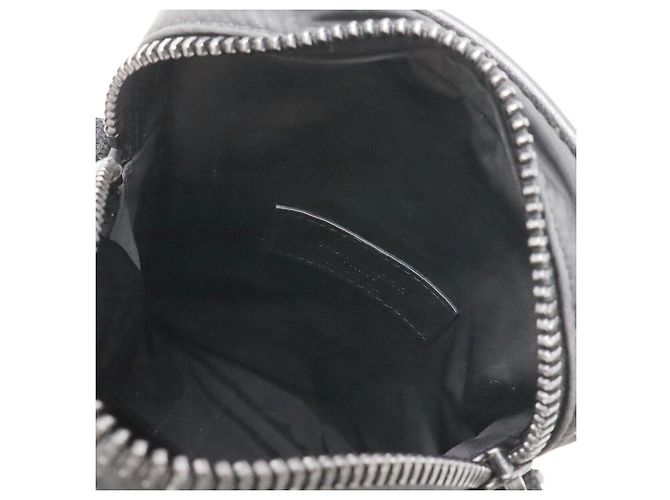 Mini borsa camera in nylon e pelle Yves Saint Laurent Nero - vista 7