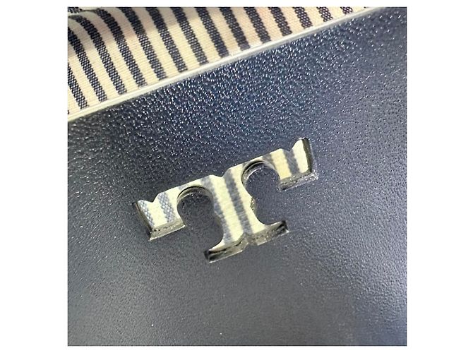 Borsa Tory Burch 2017 Appliqué Bermuda in scamosciato blu navy Multicolore - vista 10