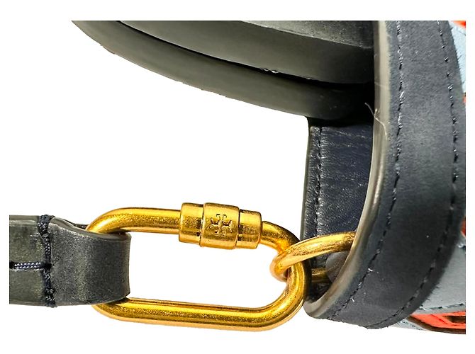 Borsa Tory Burch 2017 Appliqué Bermuda in scamosciato blu navy Multicolore - vista 8