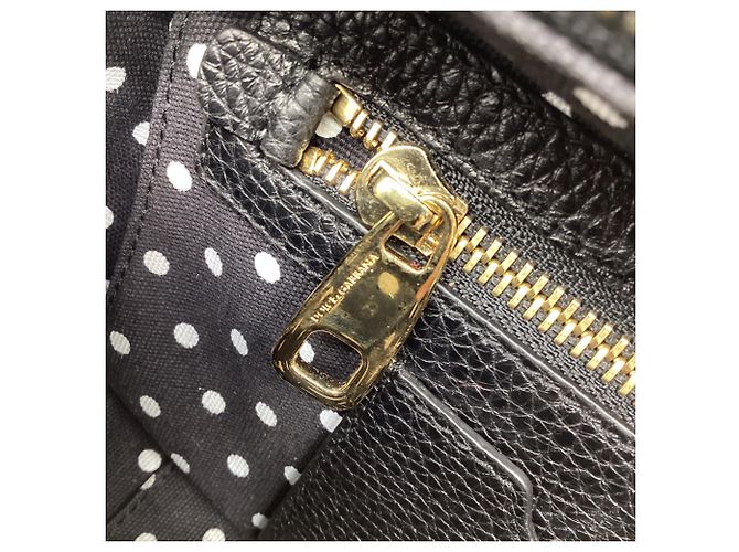 Borsa a tracolla Dolce & Gabbana DG Family in pelle nera Nero - vista 15