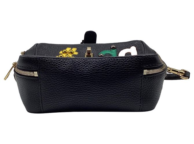 Borsa a tracolla Dolce & Gabbana DG Family in pelle nera Nero - vista 8