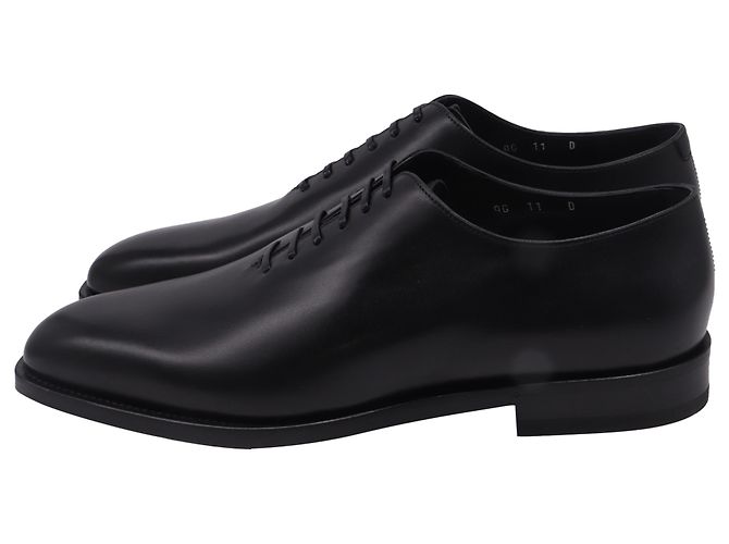 Salvatore Ferragamo Scarpe stringate Angiolo in pelle nera Ferragamo Nero - vista 4