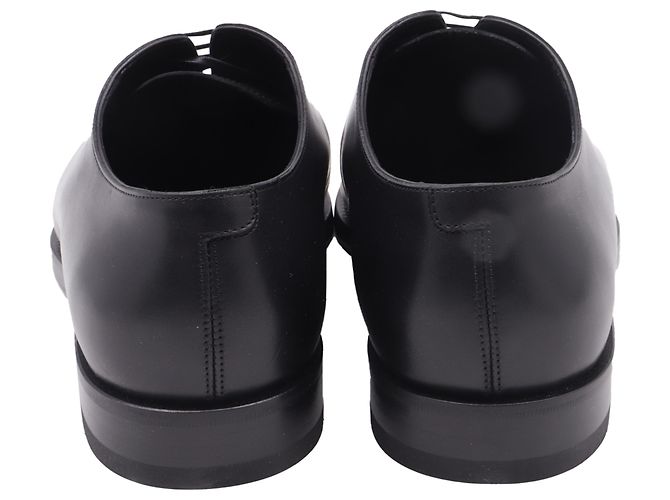 Salvatore Ferragamo Scarpe stringate Angiolo in pelle nera Ferragamo Nero - vista 6