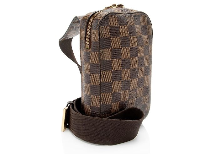 Louis Vuitton Vintage Damier Ebene Geronimos Sling Bag Marrone - vista 2