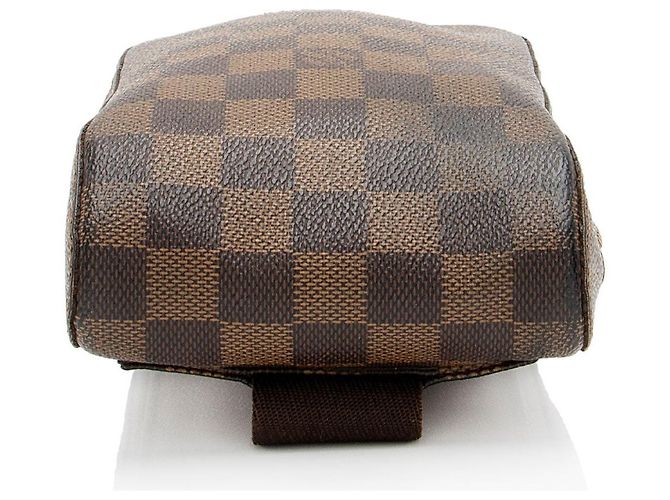 Louis Vuitton Vintage Damier Ebene Geronimos Sling Bag Marrone - vista 4