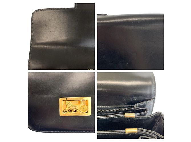 Céline Borsa a tracolla 2way in pelle CELINE Nero - vista 5